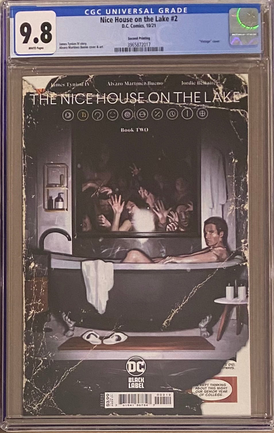 Nice House on the Lake #2 Second Printing CGC 9.8 - DC Black Label