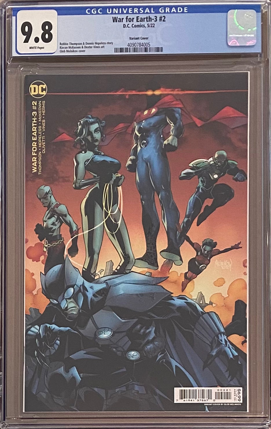 War For Earth-3 #2 Variant CGC 9.8