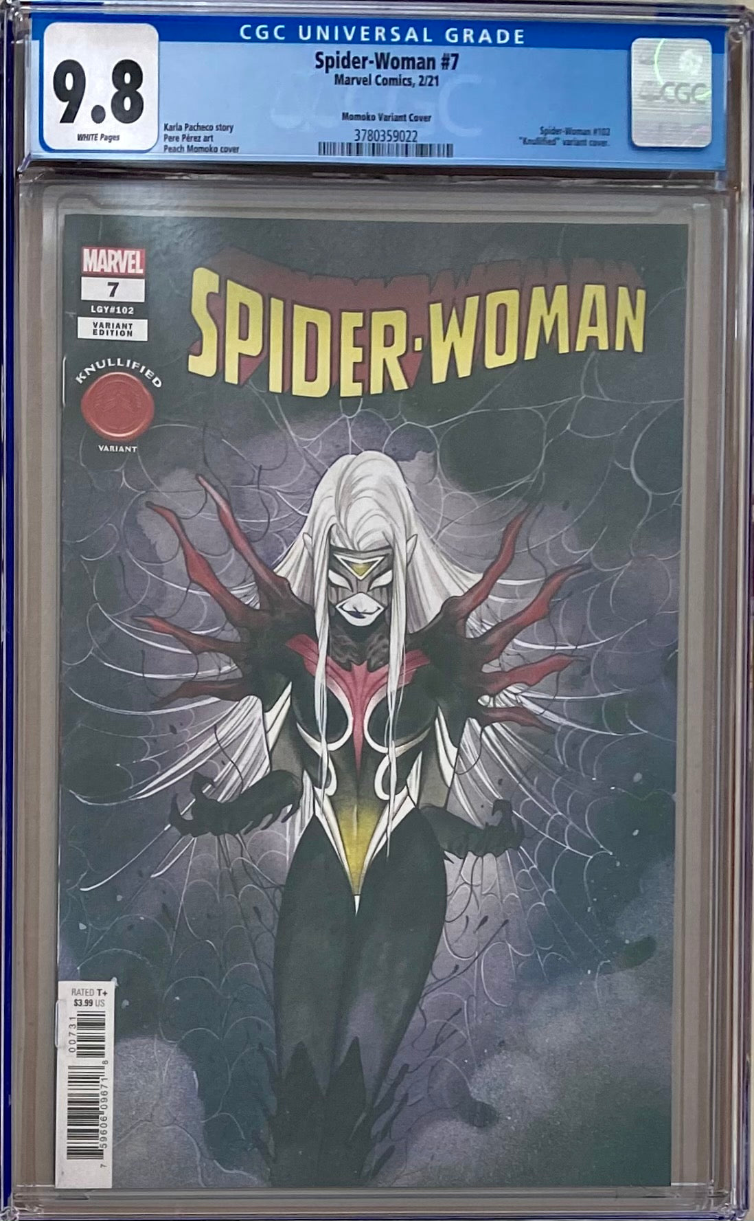 Spider-Woman #7 "Knullified" Variant CGC 9.8