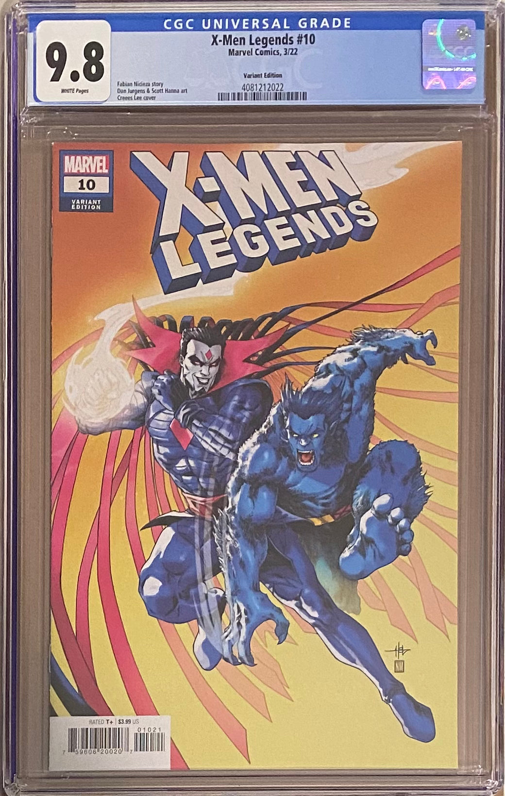 X-Men Legends #10 Variant CGC 9.8